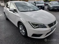Usata Seat Leon Style 131 CV (96 kW) 2020 Bianco Berlina