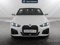 Usata BMW 420 Cabriolet M Sport 190 CV (139 kW) 2025 Bianco Cabrio