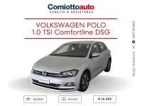Usata VW Polo Comfortline 95 CV (69 kW) 2021 Grigio Berlina