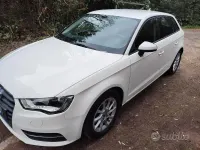 Usata Audi A3 105 CV (77 kW) 2013 Bianco Berlina