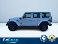 Usata Jeep Wrangler Unlimited Sahara 379 CV (278 kW) 2022 Bianco metallizzato SUV