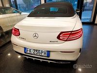 Usata Mercedes C220 Premium 170 CV (125 kW) 2017 Bianco Cabrio