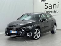 Usata Audi A3 Advanced 116 CV (85 kW) 2021 Nero Berlina