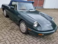 Usata Alfa Romeo Spider Veloce 128 CV (94 kW) 1992 Verde Cabrio