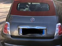 Usata Fiat 500C 69 CV (50 kW) 2015 Grigio Cabrio