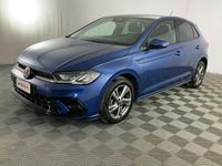 Usata VW Polo R-line 95 CV (69 kW) 2022 Blu Utilitaria