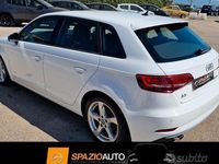 Usata Audi A3 Sport 116 CV (85 kW) 2018 Bianco Berlina