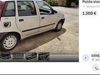 Usata Fiat Punto 1999 Grigio Berlina