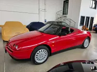Usata Alfa Romeo Spider Lusso 150 CV (110 kW) 1996 Rosso Cabrio