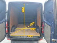Usata VW Crafter 111 CV (81 kW) 2010 Blu Furgone