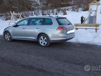Usata VW Golf VII Highline 110 CV (80 kW) 2016 Grigio Station wagon