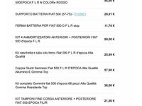 Usata Fiat 500 1970 Bianco Utilitaria