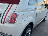 Usata Fiat 500C 75 CV (55 kW) 2012 Bianco Cabrio