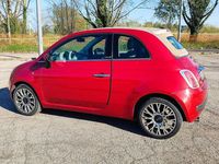 Usata Fiat 500C Lounge 69 CV (50 kW) 2009 Rosso Cabrio