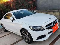 Usata Mercedes C220 170 CV (125 kW) 2018 Bianco Coupé