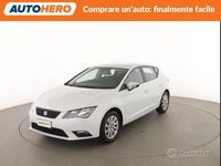 Usata Seat Leon Style 110 CV (80 kW) 2016 Bianco Berlina