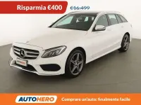 Usata Mercedes C220 Premium 170 CV (125 kW) 2016 Bianco Station wagon
