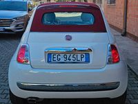 Usata Fiat 500C Lounge 95 CV (69 kW) 2011 Bianco Cabrio
