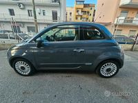 Usata Fiat 500 Lounge 69 CV (50 kW) 2009 Grigio Cabrio