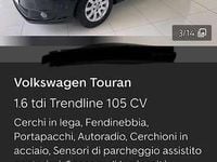Usata VW Touran Trendline 105 CV (77 kW) 2013 Monovolume