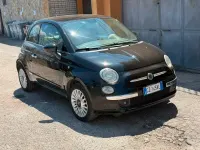 Usata Fiat 500 Lounge 69 CV (50 kW) 2009 Nero Cabrio