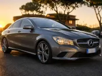 Usata Mercedes CLA200 136 CV (100 kW) 2016 Grigio Coupé