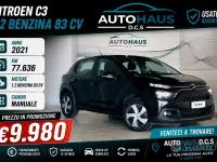 Usata Citroën C3 83 CV (61 kW) 2021 Nero Utilitaria