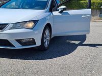 Usata Seat Leon 115 CV (84 kW) 2016 Bianco Berlina