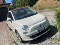 Usata Fiat 500 100 CV (73 kW) 2010 Bianco Cabrio