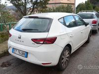 Usata Seat Leon 110 CV (80 kW) 2015 Bianco Berlina