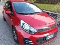 Usata Kia Rio 85 CV (62 kW) 2017 Rosso Utilitaria