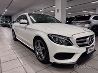 Usata Mercedes C220 Premium 170 CV (125 kW) 2017 Bianco Station wagon