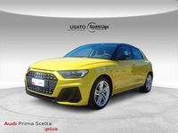 Usata Audi A1 S-Line 110 CV (80 kW) 2022 Giallo pitone metallizzato SUV