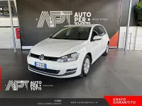 Usata VW Golf VII Trendline 86 CV (63 kW) 2014 Bianco Utilitaria