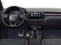 Nuova Skoda Fabia Monte Carlo 150 CV (110 kW) 2026 Grigio graphite metallizzato nero tulipa Utilitaria