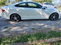 Usata Mercedes C220 170 CV (125 kW) 2011 Bianco Coupé