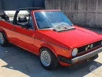 Usata VW Golf Cabriolet Karmann 70 CV (51 kW) 1981 Rosso Cabrio