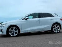 Usata Audi A3 Advanced 150 CV (110 kW) 2022 Bianco Berlina