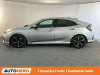 Usata Honda Civic Elegance 129 CV (94 kW) 2017 Argento Berlina