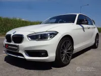 Usata BMW 116 Sport Line 110 CV (80 kW) 2019 Bianco Utilitaria