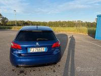 Usata Peugeot 308 GT-line 131 CV (96 kW) 2017 Blu Berlina
