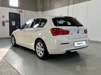 Usata BMW 120 Sport Line 190 CV (139 kW) 2016 Bianco Utilitaria