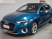 Usata Audi A3 S-Line 150 CV (110 kW) 2020 Blu/azzurro Berlina