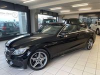 Usata Mercedes C220 Premium 170 CV (125 kW) 2017 Nero Cabrio