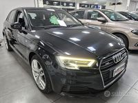 Usata Audi A3 S-Line 116 CV (85 kW) 2018 Nero Berlina