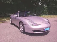 Usata Porsche 911 Carrera Cabriolet 300 CV (220 kW) 2001 Argento Cabrio