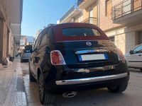 Usata Fiat 500 100 CV (73 kW) 2009 Nero Cabrio