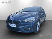 Usata BMW 218 Active Tourer Advantage 150 CV (110 kW) 2016 Blu mediterraneo metallizzato Monovolume