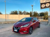 Usata Nissan Micra N-Connecta 121 CV (88 kW) 2017 Rosso Berlina