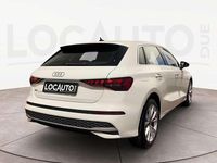 Usata Audi A3 Advanced 116 CV (85 kW) 2024 Bianco Berlina